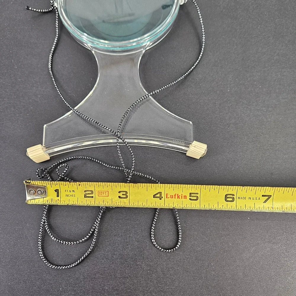 Vintage Neck Magnifier Hands Free Reading Sewing Crafting Tool Aid w Box Japan